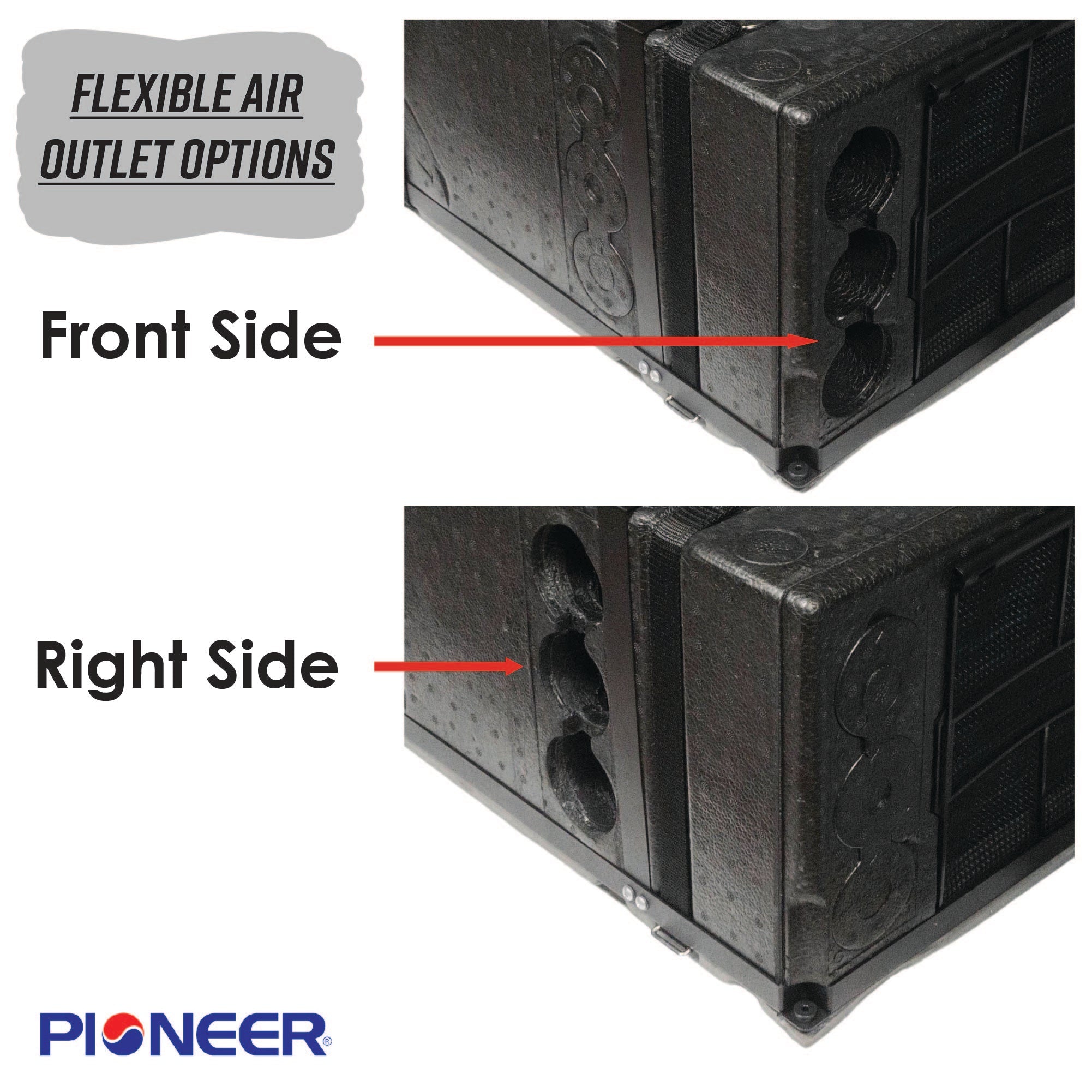 Pioneer® 10,000 BTU 115V Under-Bench RV Inverter Packaged Heat Pump Air Conditioner