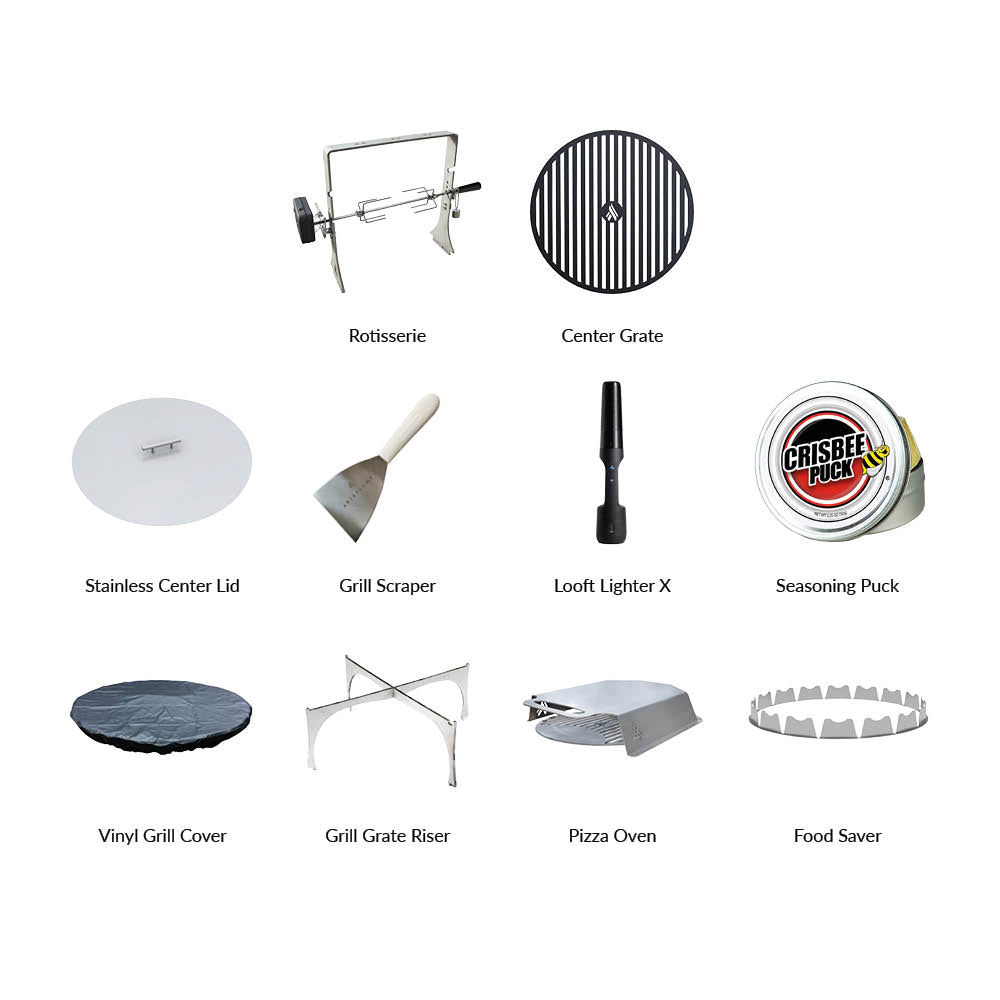 Arteflame XXL 40" Platinum Edition Fire Pit With Cooktop